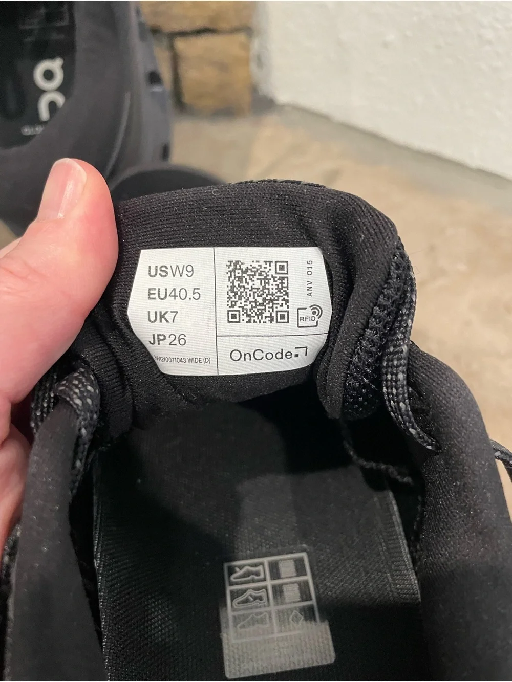 On Running Women’s Black Cloudrunner 3 Wide Performance Shoes